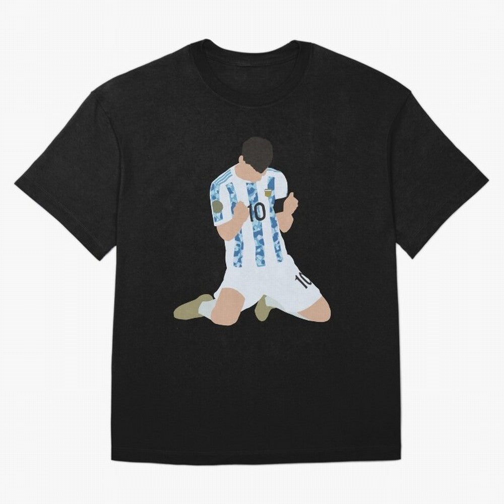 Messi Celebrates Argentina Victory Classic T-Shirt Relive the Noise and Pride of Match Day Hype around FIFA World Cup 2026 USA Canada Mexico, Messi, Neymar and Mbappe, France and Portugal, Football Festival Excitement, Trophy Ambitions, Country