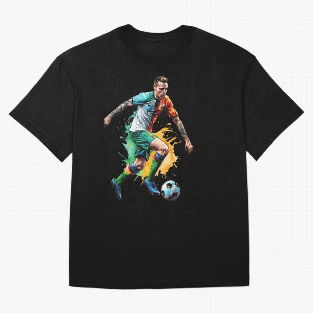Football Soccer Art Classic T-Shirt Feel International Energy from FIFA World Cup 2026 USA Canada Mexico Centered on Haaland, Argentina Energy, Match Day Excitement, Supporter Culture, Golden Goals and Global Football Passion; Ideal for Football