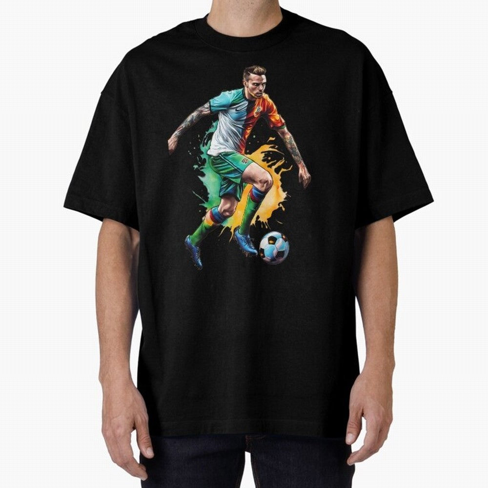 Football Soccer Art Classic T-Shirt Feel International Energy from FIFA World Cup 2026 USA Canada Mexico Centered on Haaland, Argentina Energy, Match Day Excitement, Supporter Culture, Golden Goals and Global Football Passion; Ideal for Football