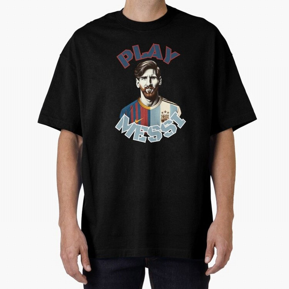 Play Messi Classic T-Shirt Relive Legendary Nights from FIFA World Cup 2026 for Fans of Haaland and Mbappe and Argentina, France and Brazil, Bringing Championship Spirit, Famous Goals, Roaring Crowds and International Football Unity; Perfect for
