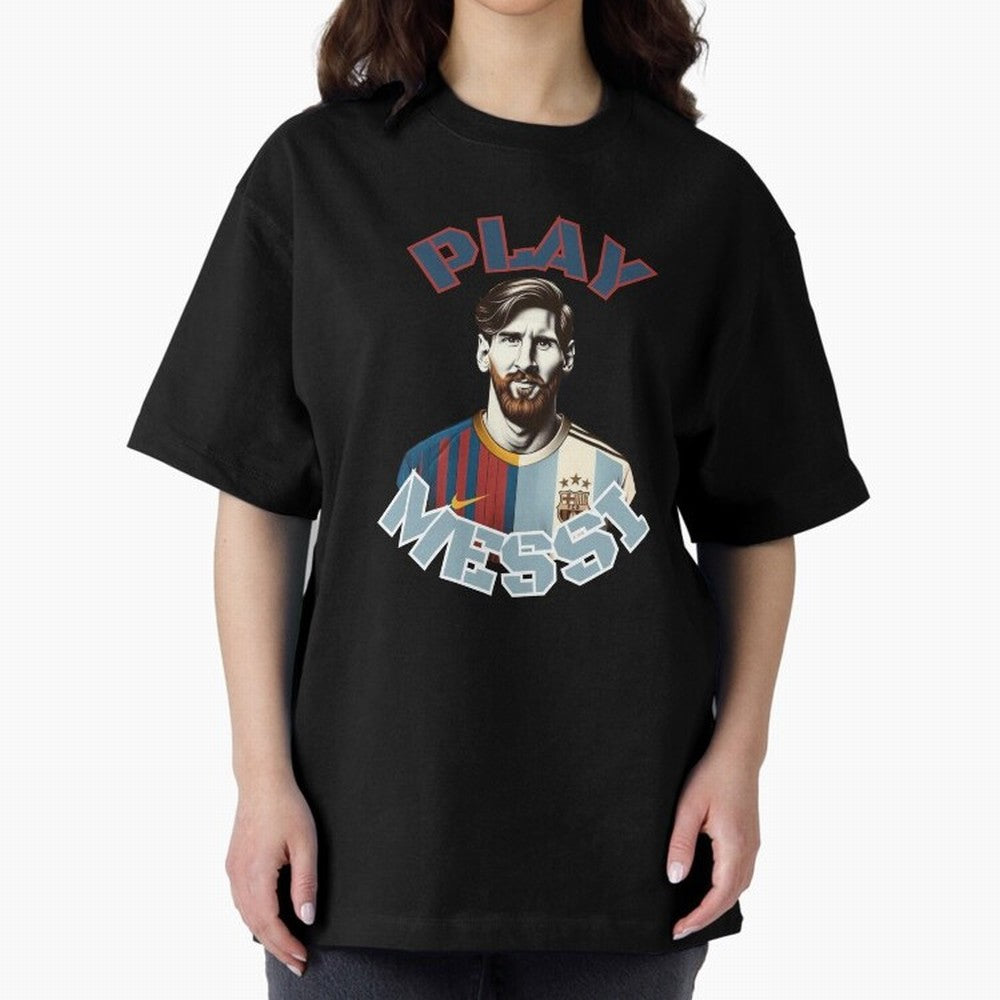 Play Messi Classic T-Shirt Relive Legendary Nights from FIFA World Cup 2026 for Fans of Haaland and Mbappe and Argentina, France and Brazil, Bringing Championship Spirit, Famous Goals, Roaring Crowds and International Football Unity; Perfect for
