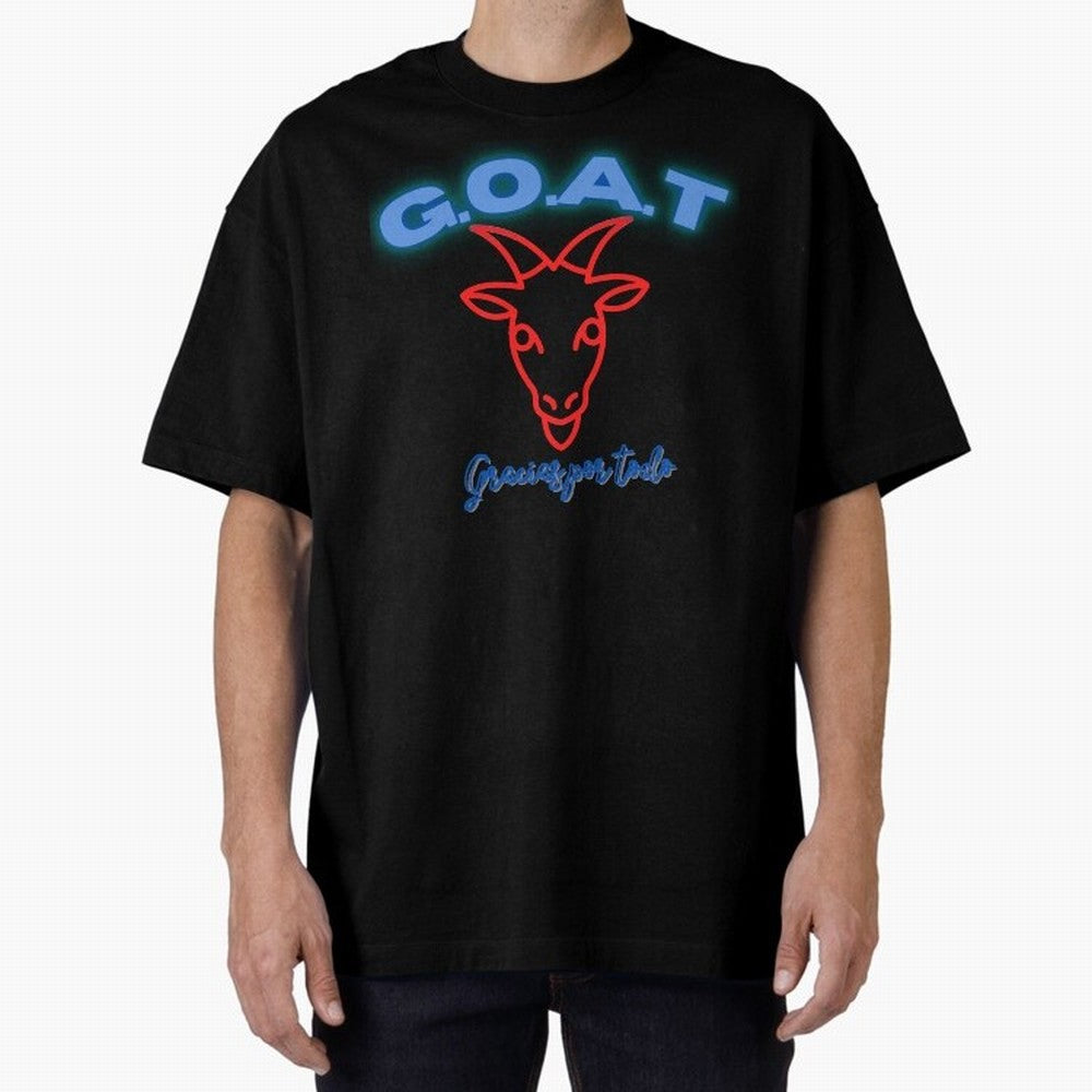 Lionel Messi THANKS GOAT Shirt Oversized T-Shirt Bring Champion Energy into the FIFA World Cup 2026 Group Stage Journey through Messi, Neymar and Mbappe Highlights, France Pride, Stadium Memories, Football Loyalty, International Chants and