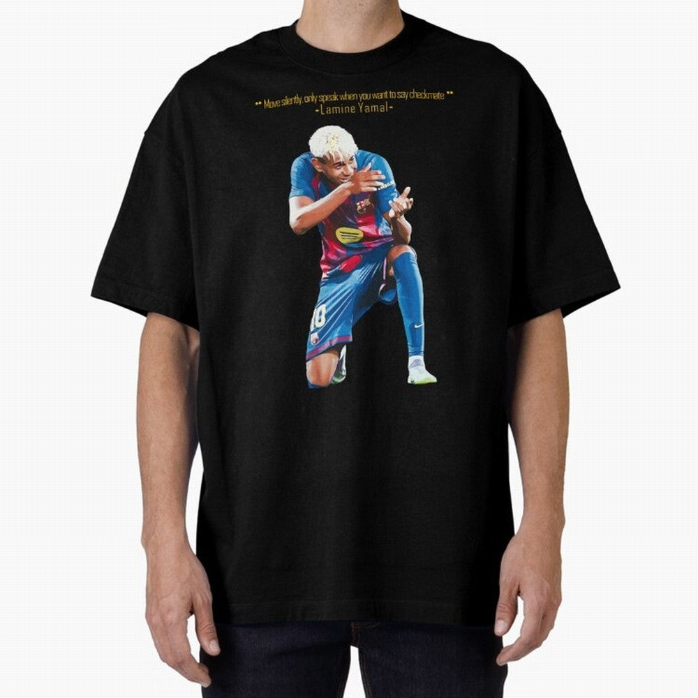 Move Silently Only Speak When You Want To Say Checkmate Lamine Yamal Classic T-Shirt Bring Bold Fan Energy to FIFA World Cup 2026 Celebrating Cristiano Ronaldo, Haaland and CR7, England Energy, Sports Nostalgia, International Competition, Famous
