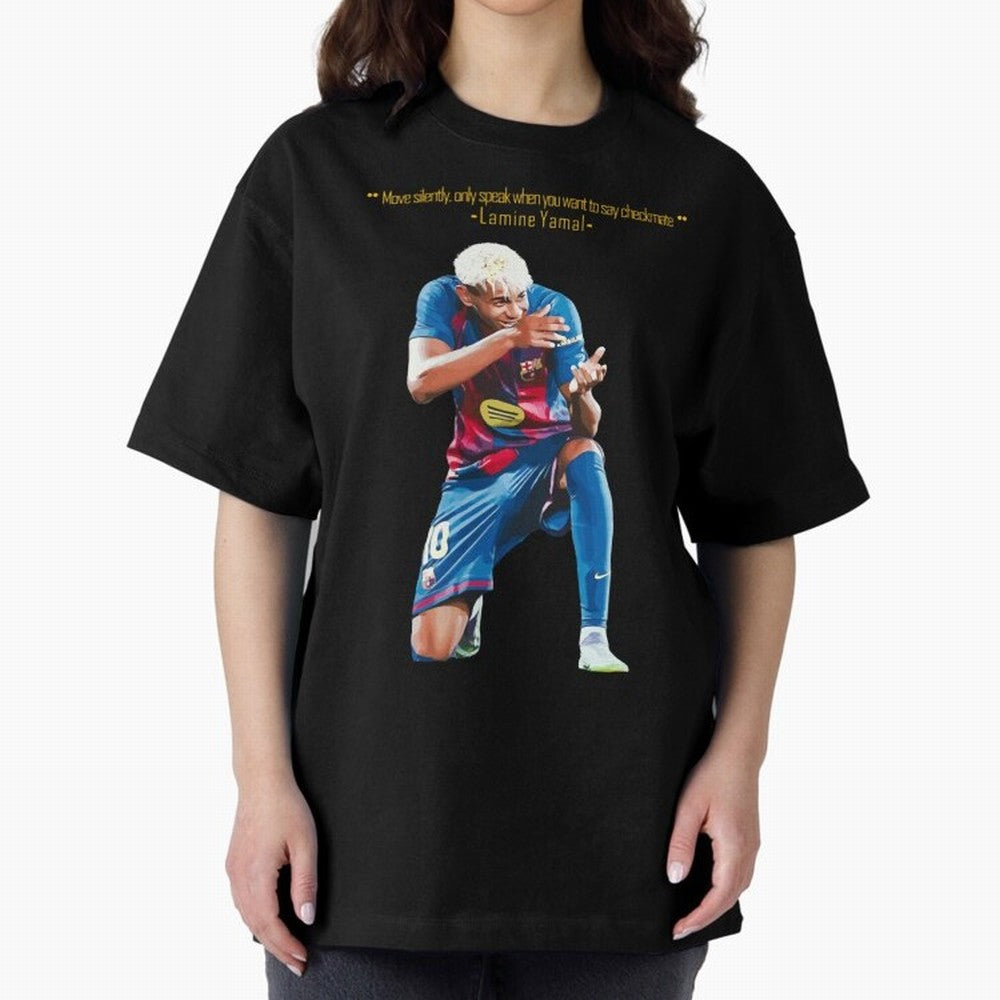 Move Silently Only Speak When You Want To Say Checkmate Lamine Yamal Classic T-Shirt Bring Bold Fan Energy to FIFA World Cup 2026 Celebrating Cristiano Ronaldo, Haaland and CR7, England Energy, Sports Nostalgia, International Competition, Famous