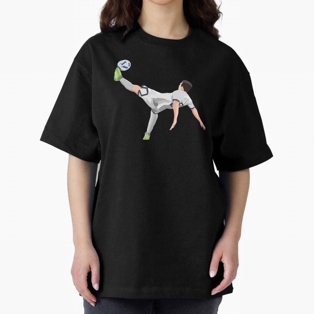 Messi Bicycle Kick Oversized T-Shirt Represent FIFA World Cup 2026 Group Stage for Fans of Neymar and Brazil, Bringing Goal Celebration Energy, Supporter Heritage, Football Icons and Worldwide Tournament Joy; Made for Die Hard Supporters, Soccer