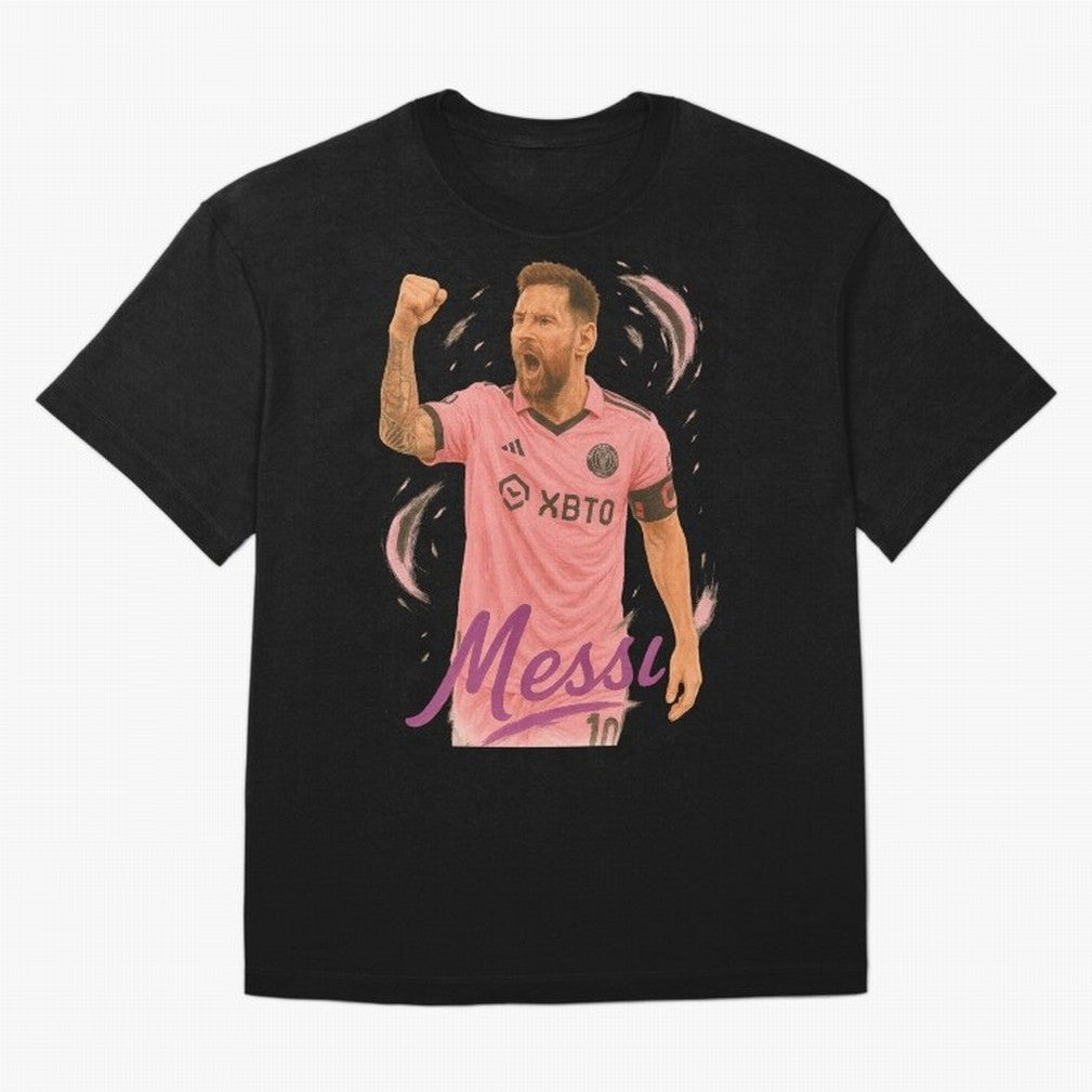 Messi The GOAT Classic T-Shirt Capture Match Day Hype around FIFA World Cup 2026 USA Canada Mexico, Cristiano Ronaldo, Brazil, Portugal and Argentina, Worldwide Fan Energy, Dramatic Goals, Stadium Lights and Championship Celebrations; Made for Die