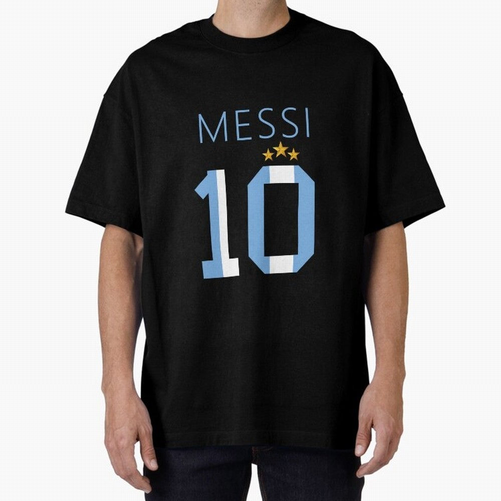Messi argentina number 10 with 3 stars ver 1 Classic T-Shirt Join the Countdown to Match Day Hype around FIFA World Cup 2026, Mbappe and Neymar, Brazil, Portugal and Argentina, Soccer Culture, Superstar Moments, National Team Dreams and Competitive
