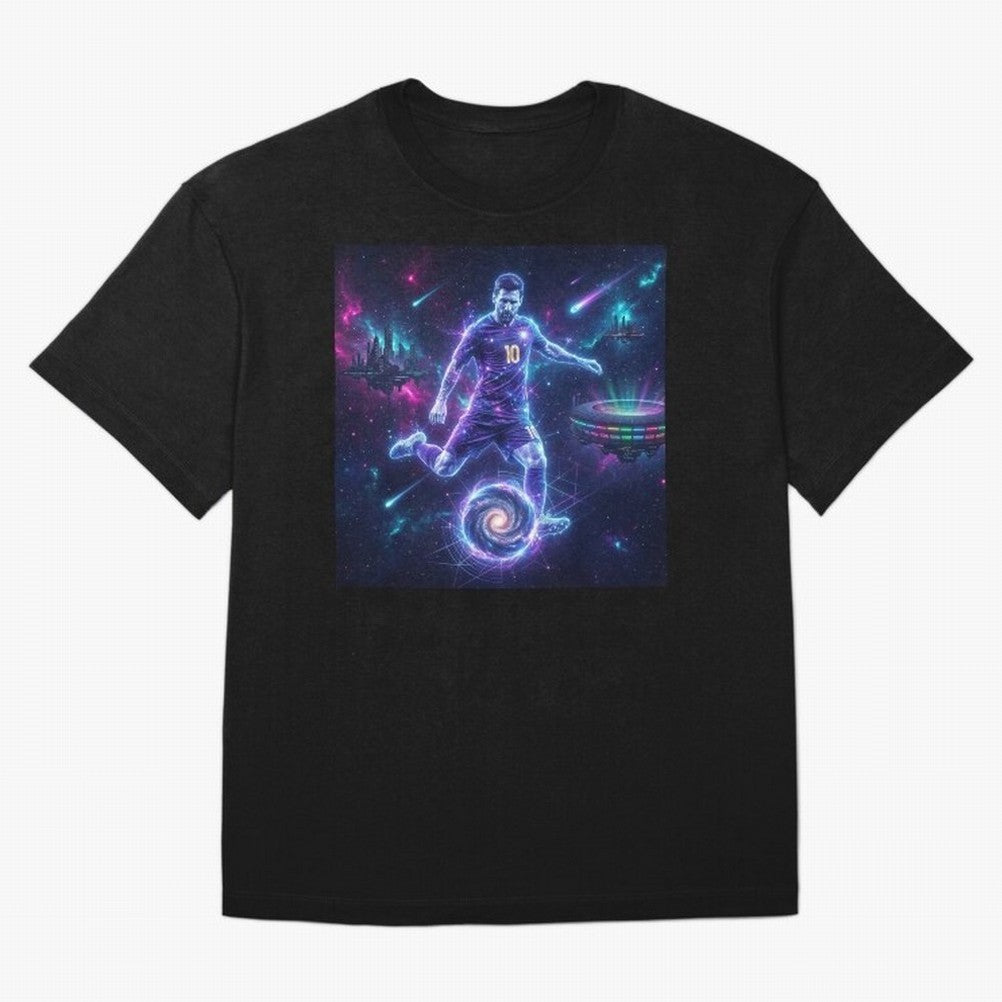 Lionel Messi The Eternal GOAT Of Another Galaxy - (Version 3) Classic T-Shirt Turn Every Weekend Toward FIFA World Cup 2026 USA Canada Mexico for Fans of Messi and Cristiano Ronaldo and France, Bringing Football History, Final Match Energy, Crowd