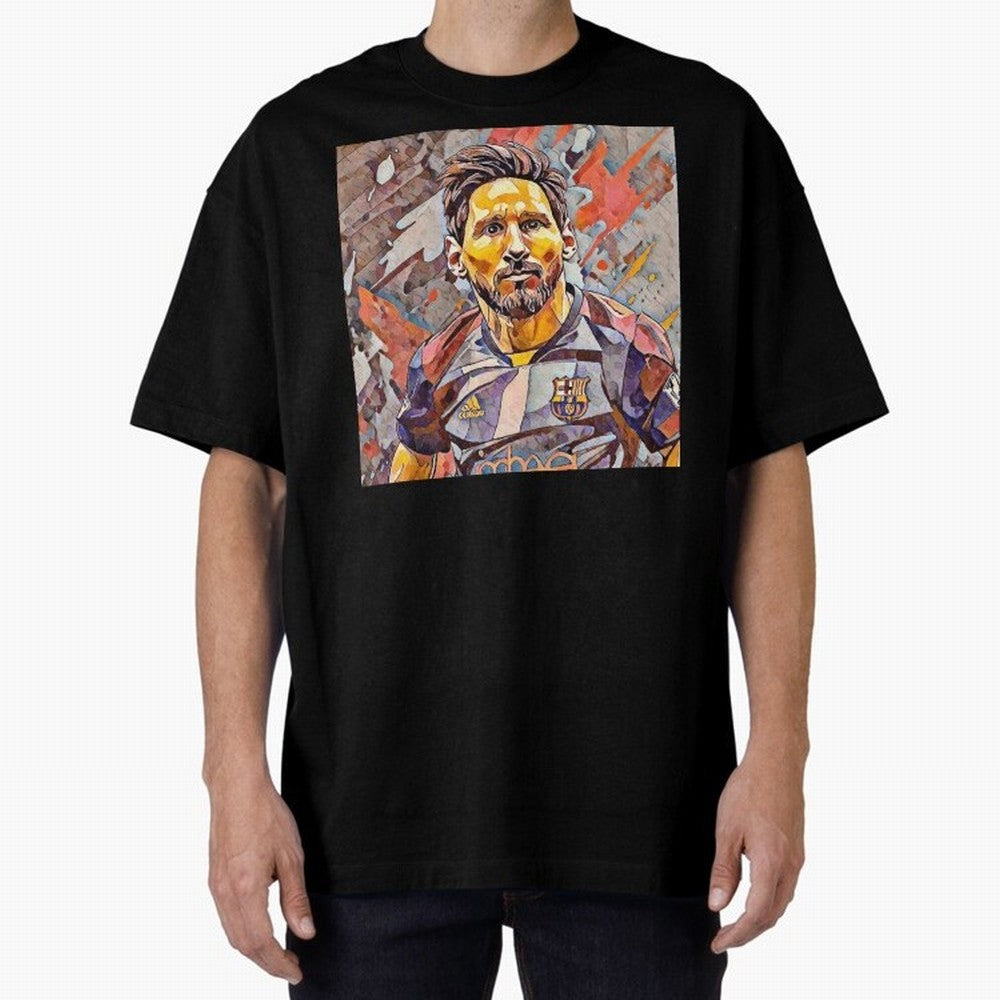 Messi Pop Art Portrait Classic T-Shirt Stand Proud for FIFA World Cup 2026 for Fans of CR7 and Germany, Bringing Supporter Pride, Iconic Celebrations, Legendary Names and Global Match Day Energy; Made for Collectors Who Enjoy Iconic Players,