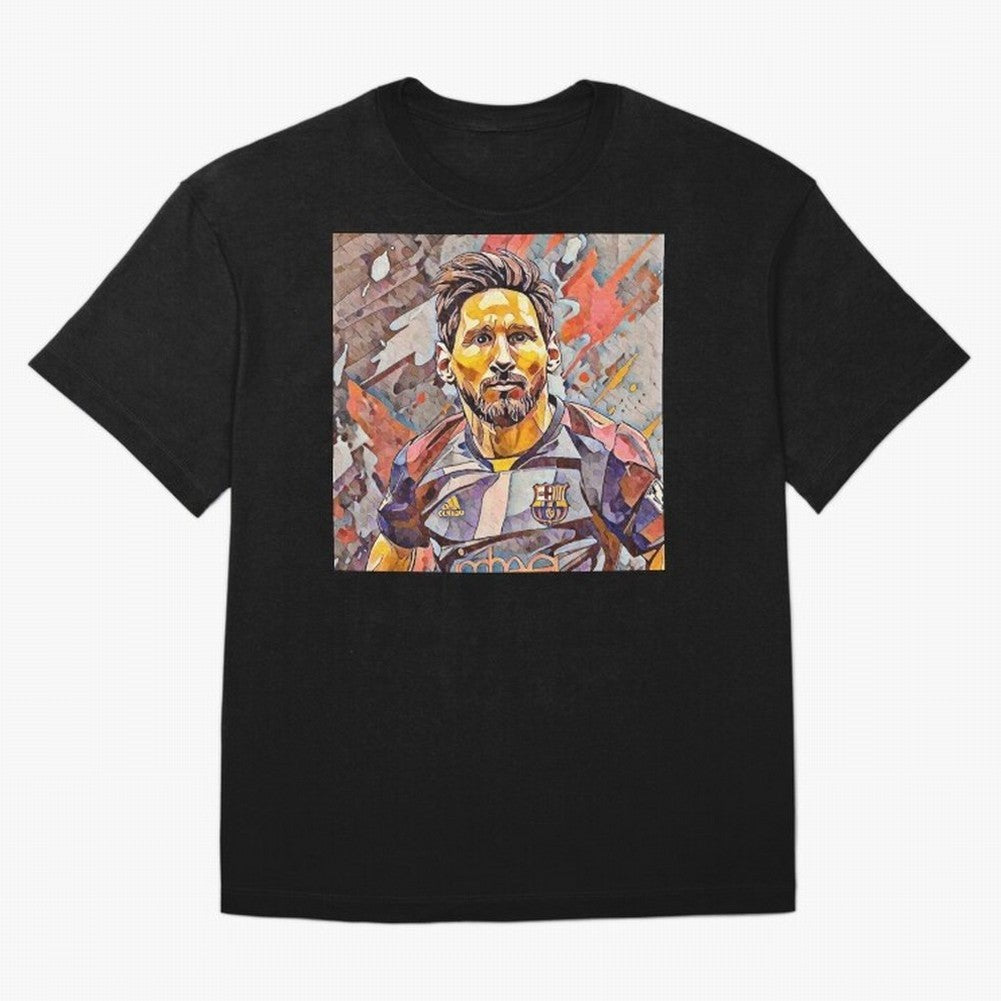 Messi Pop Art Portrait Classic T-Shirt Stand Proud for FIFA World Cup 2026 for Fans of CR7 and Germany, Bringing Supporter Pride, Iconic Celebrations, Legendary Names and Global Match Day Energy; Made for Collectors Who Enjoy Iconic Players,