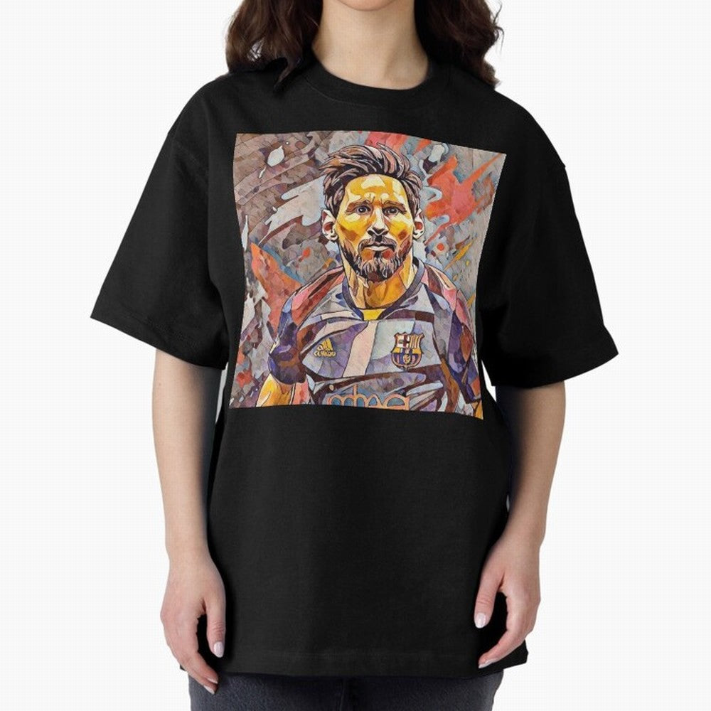 Messi Pop Art Portrait Classic T-Shirt Stand Proud for FIFA World Cup 2026 for Fans of CR7 and Germany, Bringing Supporter Pride, Iconic Celebrations, Legendary Names and Global Match Day Energy; Made for Collectors Who Enjoy Iconic Players,