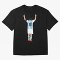 Messi Pop Art Portrait Classic T-Shirt Elevate FIFA World Cup 2026 Group Stage Centered on CR7, England and Germany Energy, Global Supporter Spirit, Legendary Goals, National Colors and Tournament Celebration; Made for Die Hard Supporters, Soccer