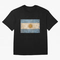 Vintage Argentina Flag Soccer Fan Design Classic T-Shirt Carry the Colors and Pride of FIFA World Cup 2026 Group Stage for Fans of Mbappe and France, Bringing Match Day Excitement, Supporter Culture, Golden Goals and Global Football Passion;