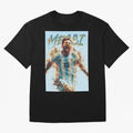 Messi Pop Art Portrait Classic T-Shirt Turn Up for FIFA World Cup 2026 Filled with CR7 and Messi, England, France and Netherlands Energy, Classic Soccer Heritage, Championship Pressure, Fan Loyalty and International Pride; Perfect for Supporters