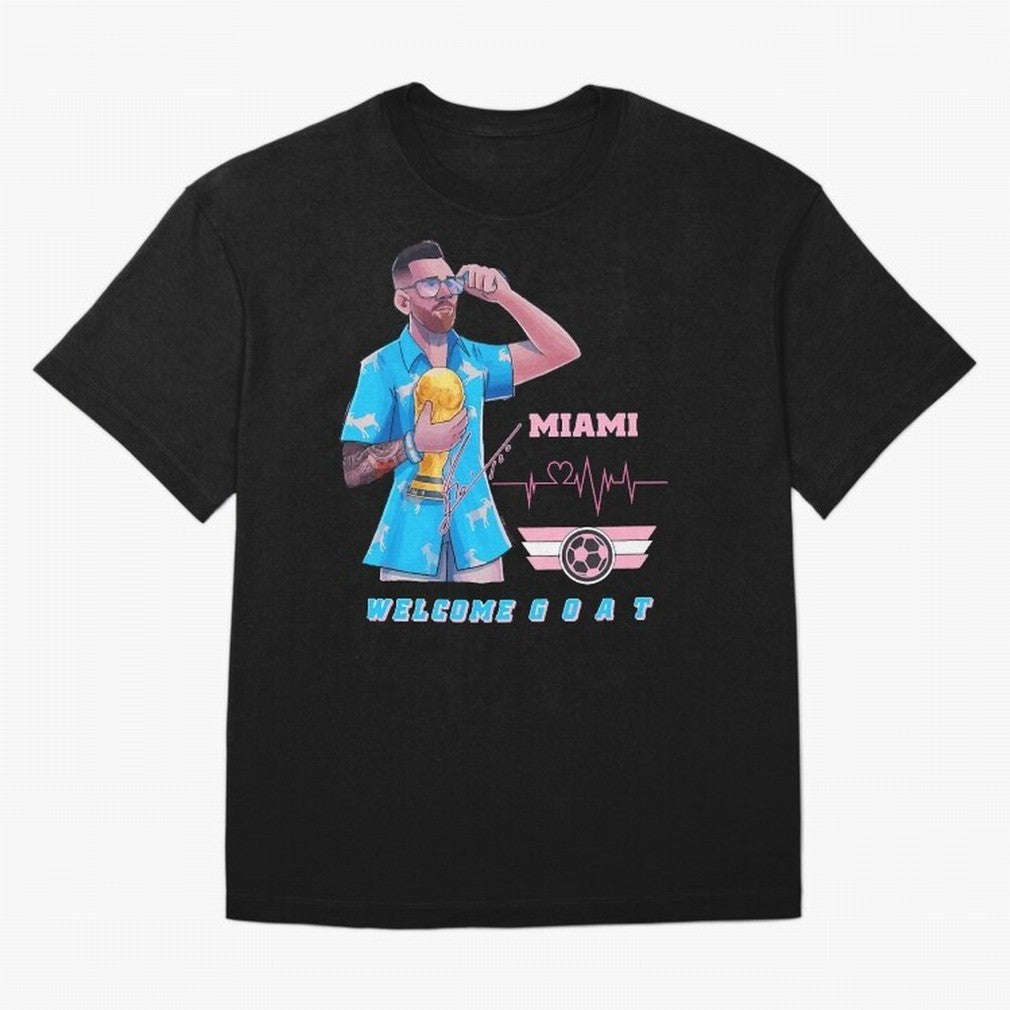 Messi The GOAT Classic T-Shirt Support Your Favorite Stars during Match Day Hype around FIFA World Cup 2026 Group Stage, Messi, France and Portugal, Champion Mindset, Group Stage Buzz, Knockout Tension and Passionate Fan Culture; Ideal for Fans Who