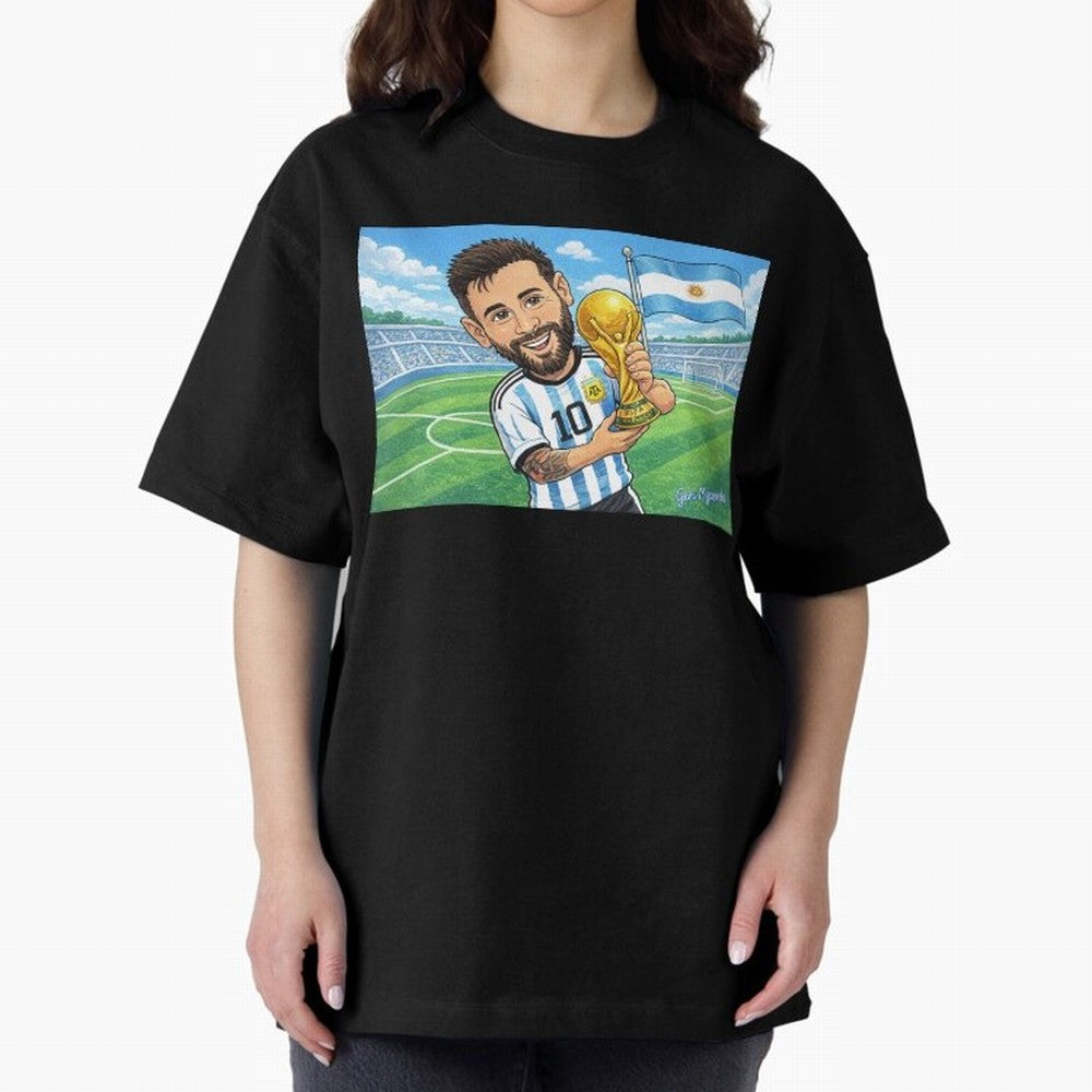 Lionel Messi Argentina World Cup 2022 Classic T-Shirt Celebrate National Team Dreams in FIFA World Cup 2026 for Fans of Haaland and Mbappe and Portugal, Bringing Football Festival Excitement, Trophy Ambitions, Country Rivalries and Star Player