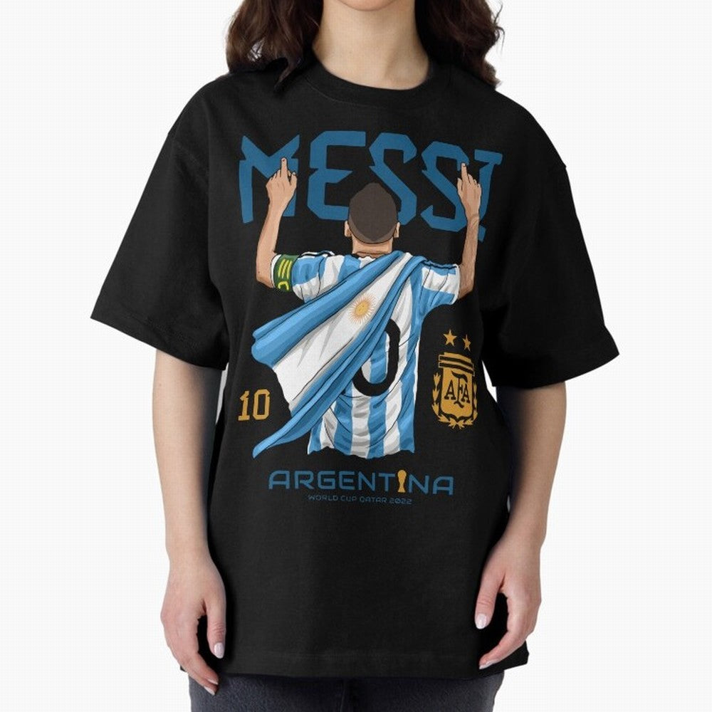 Messi Pop Art Portrait Classic T-Shirt Show Fan Pride Across Global Football Passion for FIFA World Cup 2026, with CR7, Argentina, Football History, Final Match Energy, Crowd Noise and Once in a Lifetime Moments; Ideal for Fans Who Follow Messi,
