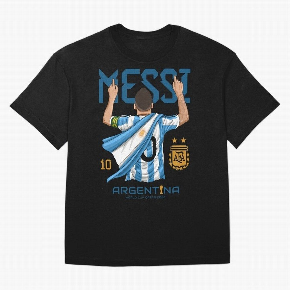 Messi Pop Art Portrait Classic T-Shirt Show Fan Pride Across Global Football Passion for FIFA World Cup 2026, with CR7, Argentina, Football History, Final Match Energy, Crowd Noise and Once in a Lifetime Moments; Ideal for Fans Who Follow Messi,