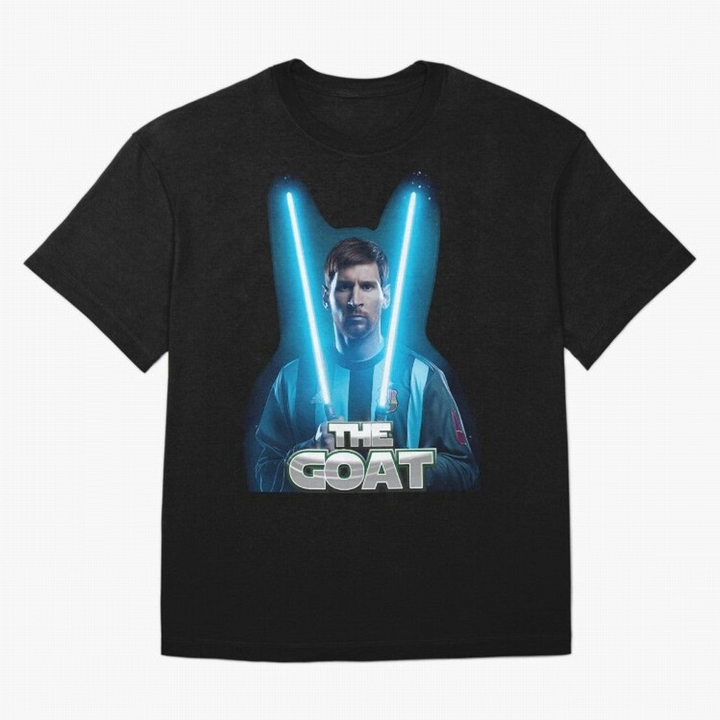 Messi Pop Art Portrait Oversized T-Shirt Experience the FIFA World Cup 2026 Group Stage Journey through Haaland and Mbappe Highlights, Argentina, France and Brazil Pride, Worldwide Fan Energy, Dramatic Goals, Stadium Lights and Championship