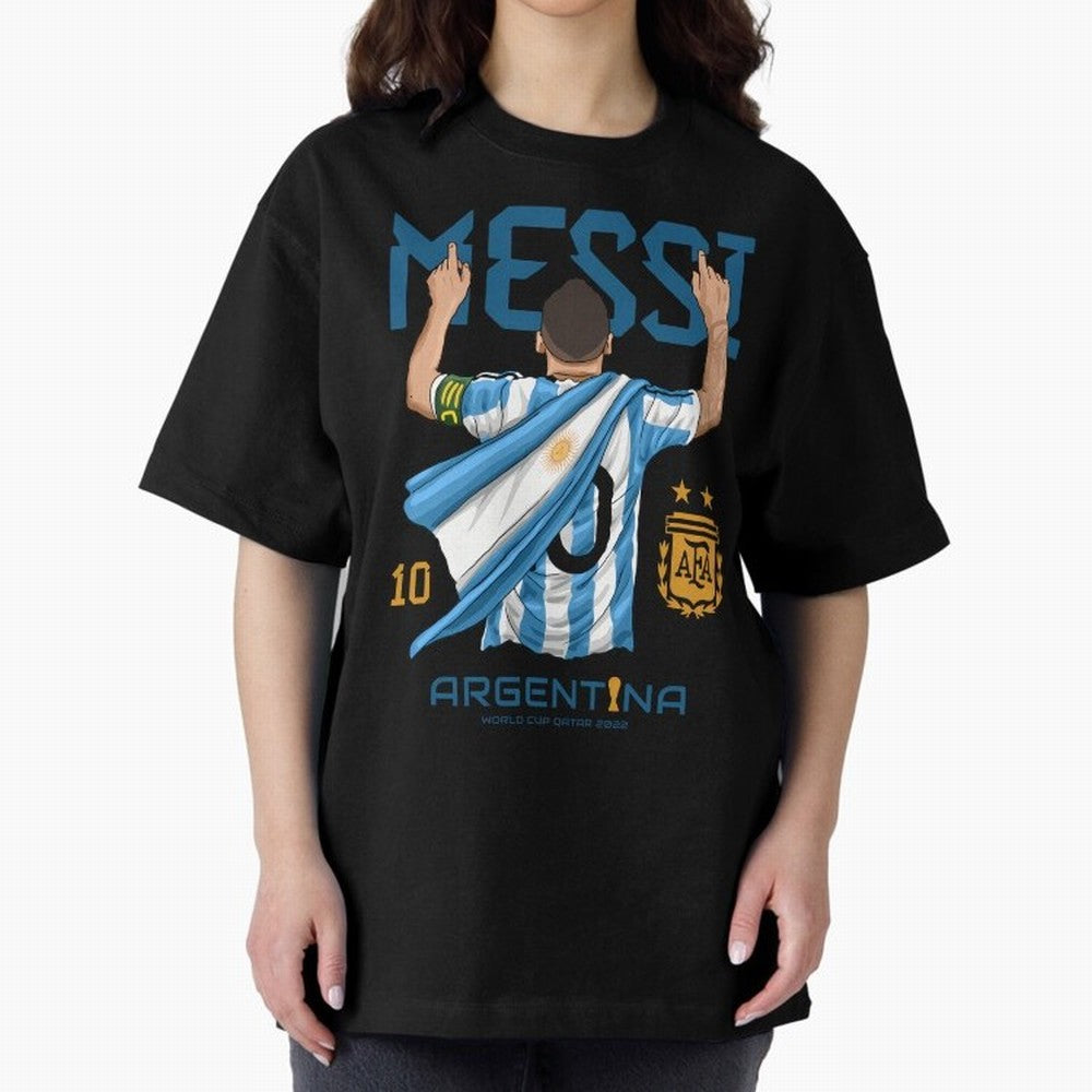 Lionel Messi Argentina Champions World Cup Essential T-Shirt Feel the Heartbeat of the FIFA World Cup 2026 Journey through Messi Highlights, Germany Pride, Championship Spirit, Famous Goals, Roaring Crowds and International Football Unity; Ideal