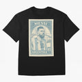 Lionel Messi Vintage Stamp Poster ¨C Argentina #10 Retro Football Art ¨C Barcelona Legend Illustration Classic T-Shirt Celebrate the Road through the FIFA World Cup 2026 Journey through Cristiano Ronaldo, Haaland and CR7 Highlights, France and