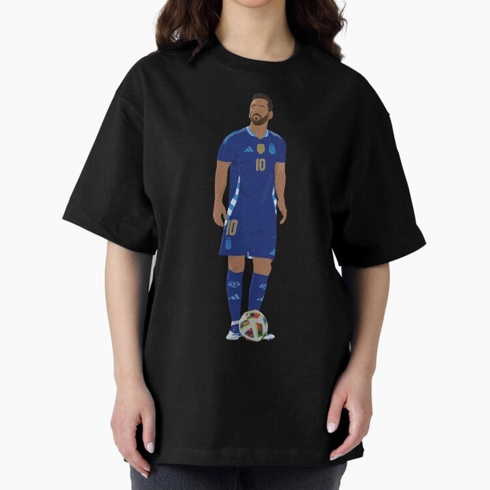 Leo Messi Classic T-Shirt Fuel the Hype around FIFA World Cup 2026 Spirit, Connected to Brazil, CR7 and Messi, Championship Spirit, Famous Goals, Roaring Crowds and International Football Unity; Perfect for People Who Love Argentina, Brazil,