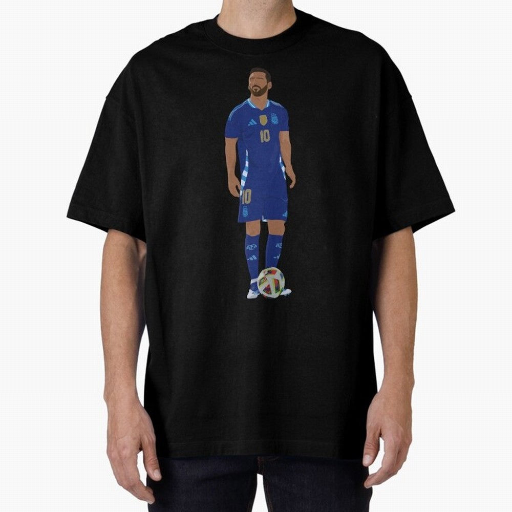 Leo Messi Classic T-Shirt Fuel the Hype around FIFA World Cup 2026 Spirit, Connected to Brazil, CR7 and Messi, Championship Spirit, Famous Goals, Roaring Crowds and International Football Unity; Perfect for People Who Love Argentina, Brazil,
