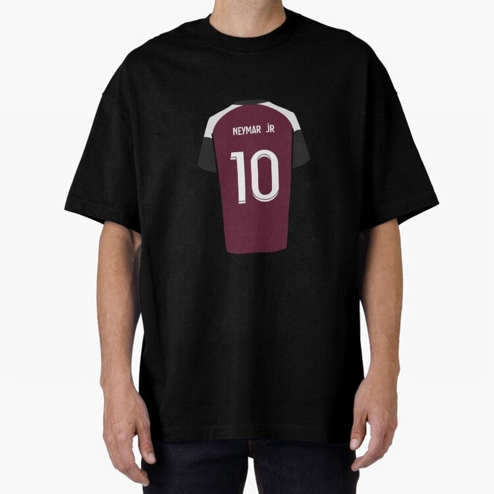 Neymar 2020/21 Jersey Oversized T-Shirt Join Supporters Worldwide for FIFA World Cup 2026 Group Stage for Fans of Neymar, Haaland and Cristiano Ronaldo and Argentina and Brazil, Bringing Tournament Hype, Historic Matchups, Family Viewing Parties
