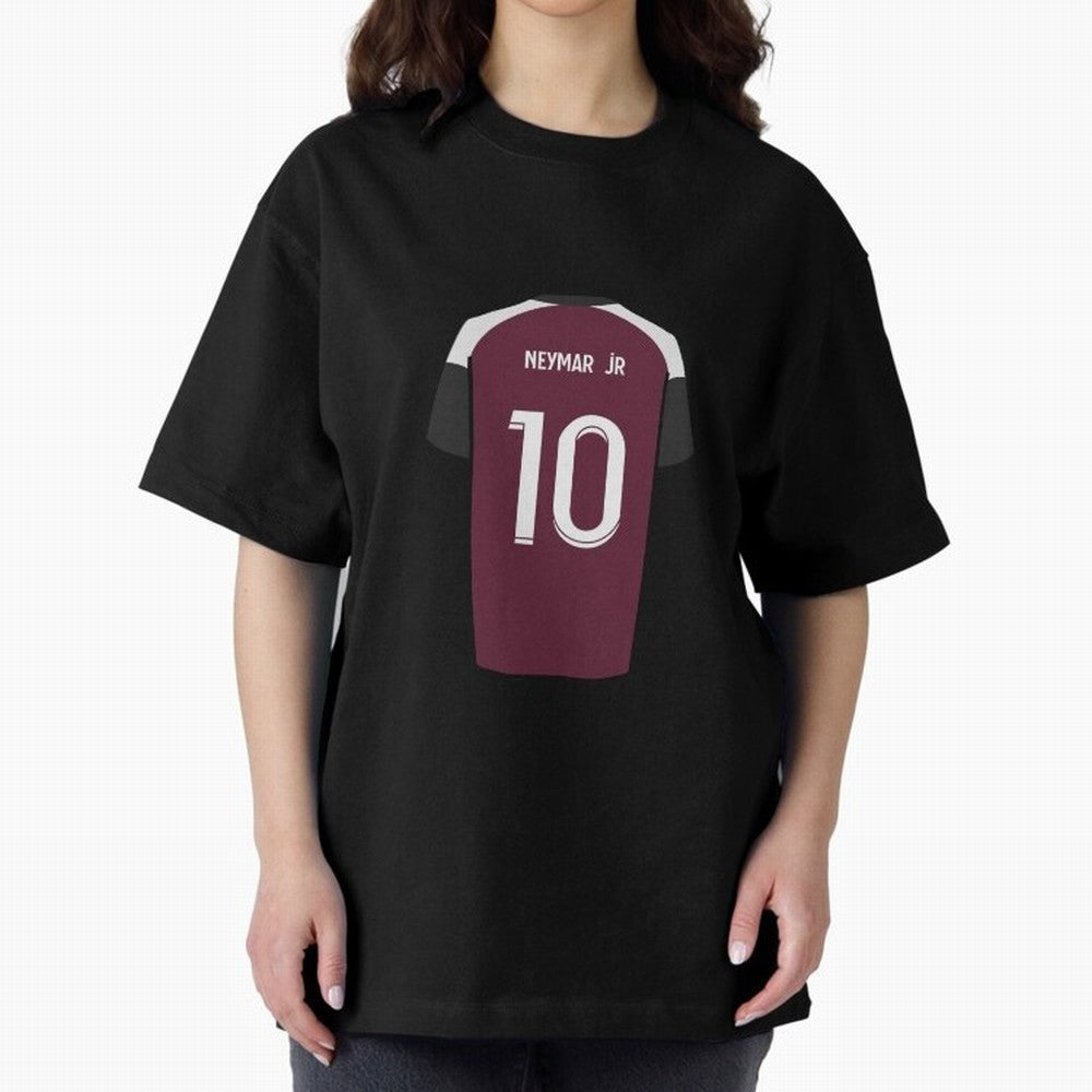 Neymar 2020/21 Jersey Oversized T-Shirt Join Supporters Worldwide for FIFA World Cup 2026 Group Stage for Fans of Neymar, Haaland and Cristiano Ronaldo and Argentina and Brazil, Bringing Tournament Hype, Historic Matchups, Family Viewing Parties