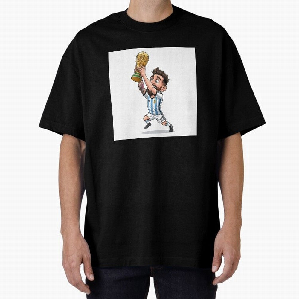 Lionel Messi Oversized T-Shirt Live the Energy of FIFA World Cup 2026 Group Stage Featuring Messi, England Energy, Supporter Pride, Iconic Celebrations, Legendary Names and Global Match Day Energy; Created for Match Day Parties, Soccer Gifts, Fan
