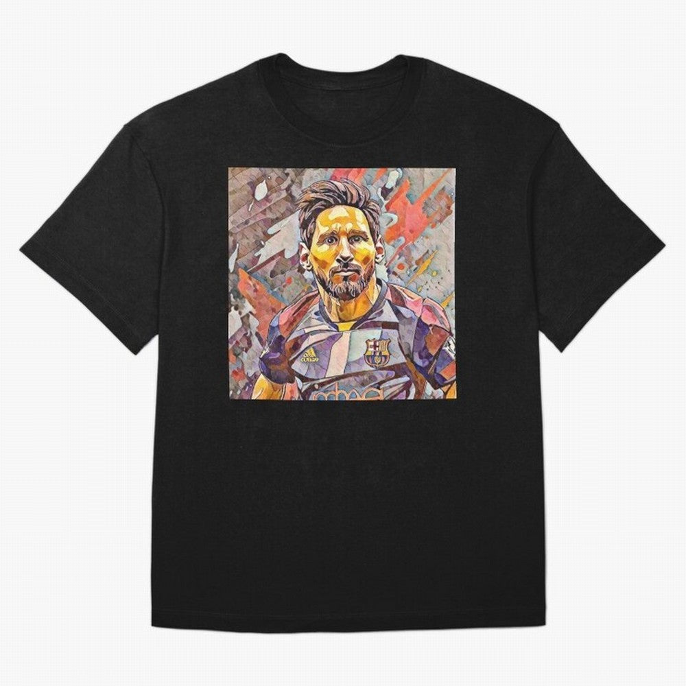 Messi art Oversized T-Shirt Back Your Heroes with FIFA World Cup 2026 for Fans of CR7 and Portugal, Bringing Global Supporter Spirit, Legendary Goals, National Colors and Tournament Celebration; Built for Supporters Chasing Trophy Dreams, Final