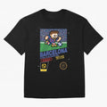 FC Barcelona (8-bit Football / Soccer Videogame Cart) Essential T-Shirt Enjoy Global Football Passion for FIFA World Cup 2026 USA Canada Mexico, Capturing Messi and Cristiano Ronaldo, Argentina, Soccer Culture, Superstar Moments, National Team
