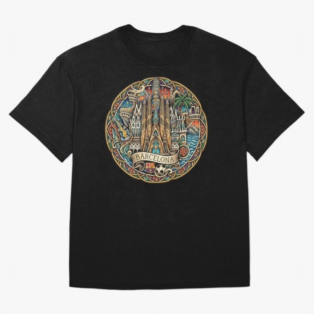 BARCELONA Classic T-Shirt Celebrate Golden Goal Energy in FIFA World Cup 2026 USA Canada Mexico for Fans of Haaland and Mbappe and France and Portugal, Bringing Stadium Chants, National Pride, Trophy Dreams and Unforgettable Football Memories;