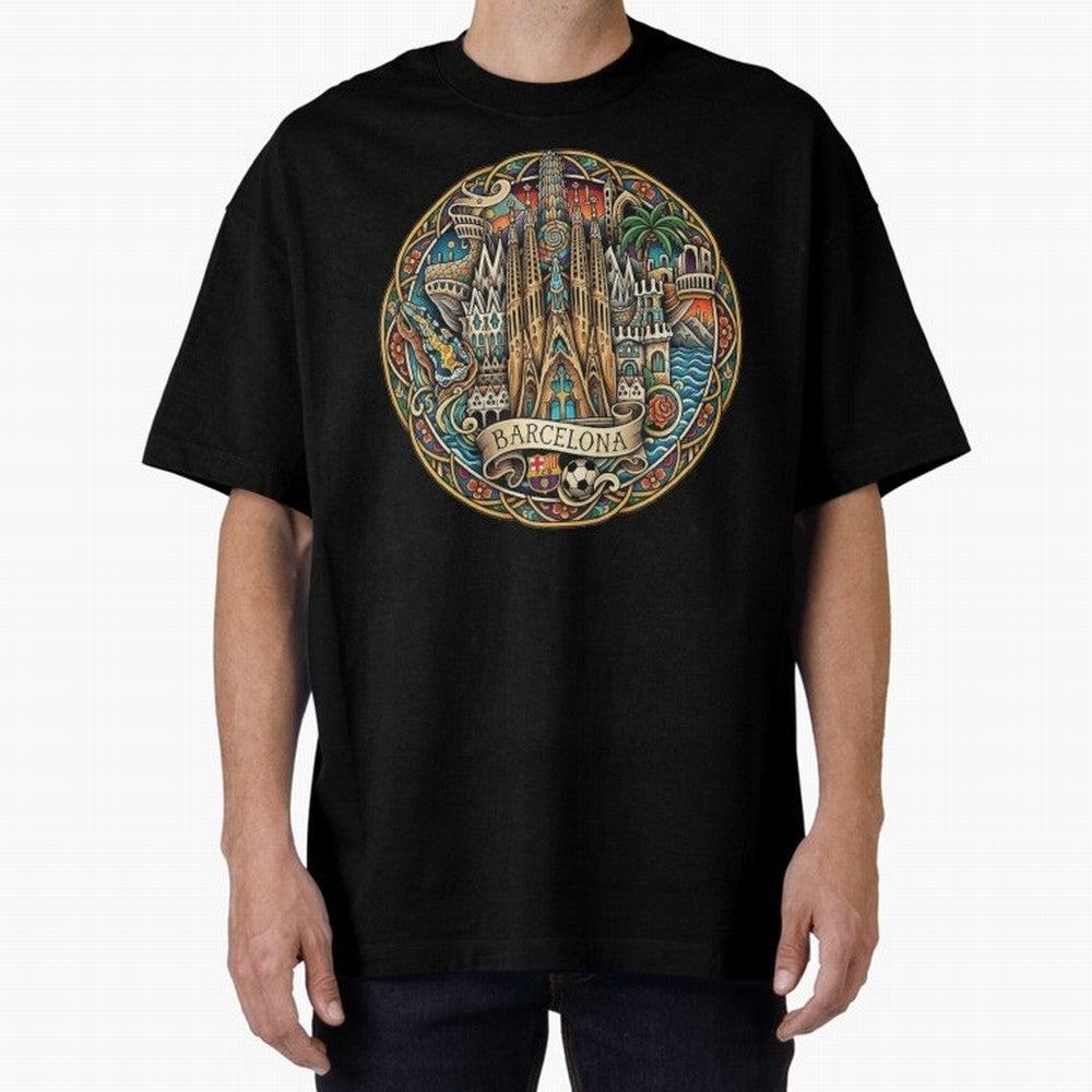 BARCELONA Classic T-Shirt Celebrate Golden Goal Energy in FIFA World Cup 2026 USA Canada Mexico for Fans of Haaland and Mbappe and France and Portugal, Bringing Stadium Chants, National Pride, Trophy Dreams and Unforgettable Football Memories;