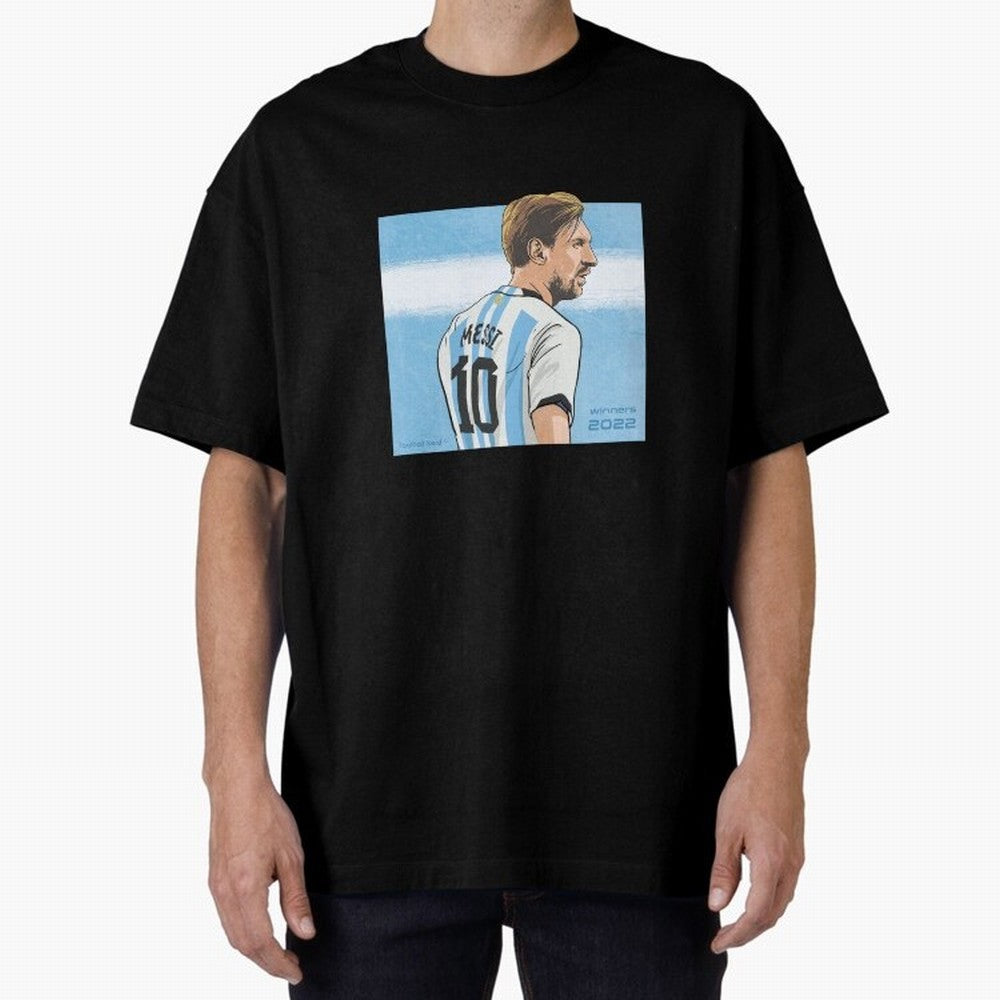 Messi Argentina's Qatar 2022 Hero Classic T-Shirt Follow the Road to the FIFA World Cup 2026 Group Stage Journey through Mbappe Highlights, Argentina and Brazil Pride, Game Day Rituals, Football Legends, Country Pride and the Road to the Final;