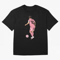 Lionel Messi Oversized T-Shirt Celebrate Soccer Greatness during FIFA World Cup 2026 USA Canada Mexico Connected to Cristiano Ronaldo, Haaland and CR7, Argentina and Brazil Energy, Worldwide Fan Energy, Dramatic Goals, Stadium Lights and