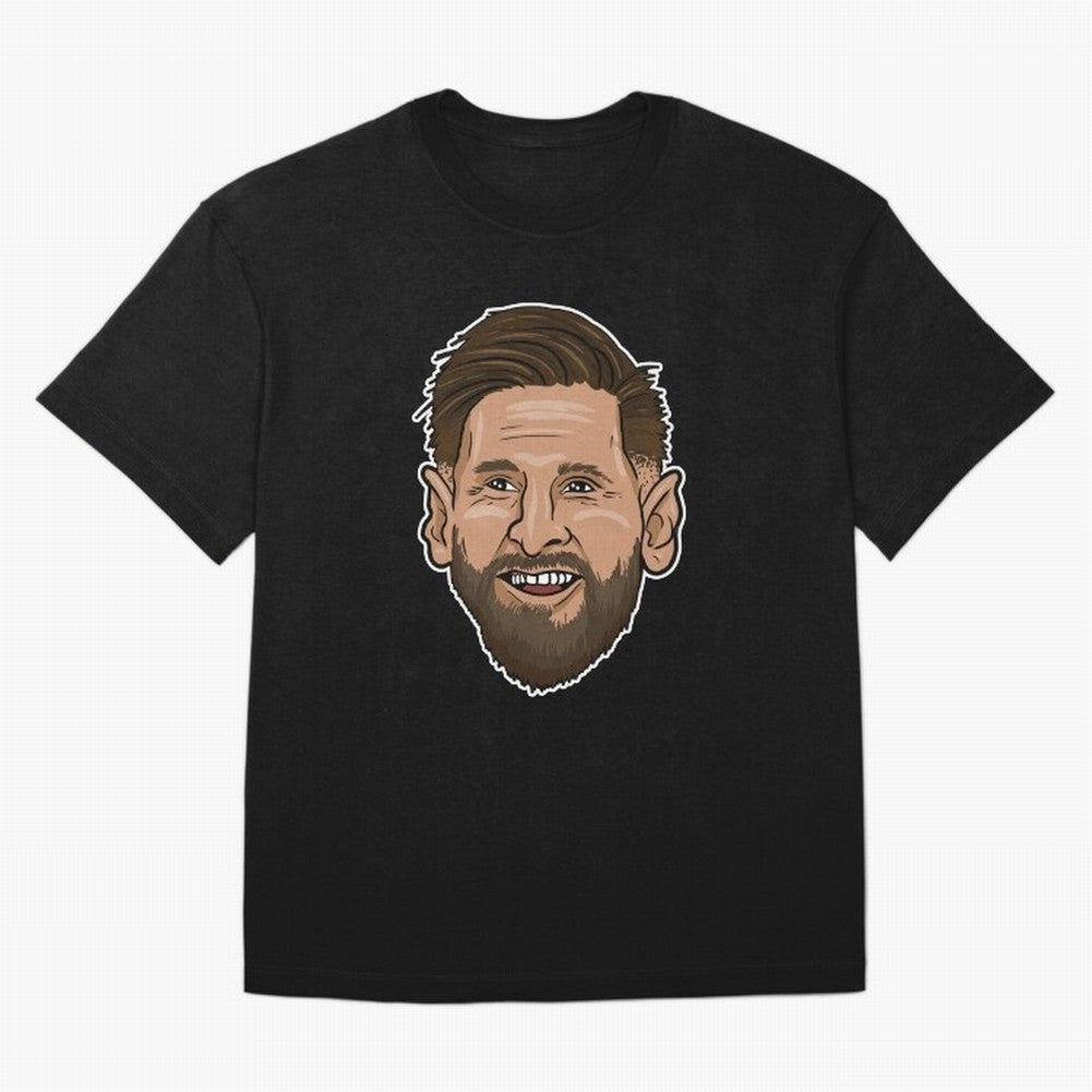messi cartoon face Classic T-Shirt Bring a Vintage Feel to the FIFA World Cup 2026 Group Stage Journey through Messi, CR7 and Mbappe Highlights, Argentina, France and Brazil Pride, Supporter Pride, Iconic Celebrations, Legendary Names and Global