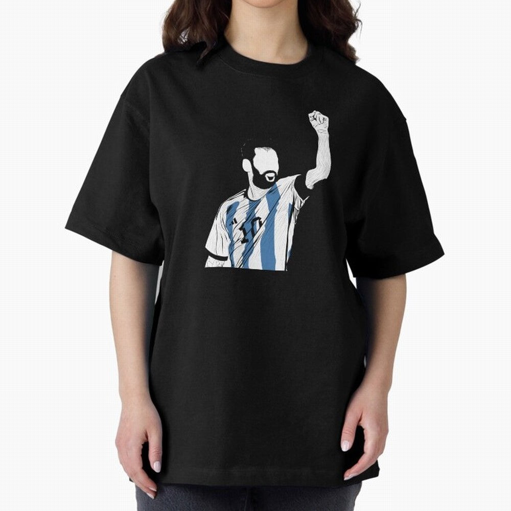 Messi 2023 Essential T-Shirt Show Passion for the Stars of FIFA World Cup 2026 Group Stage Spirit, with Argentina, France and Brazil, Haaland and Mbappe, Global Supporter Spirit, Legendary Goals, National Colors and Tournament Celebration; Made for