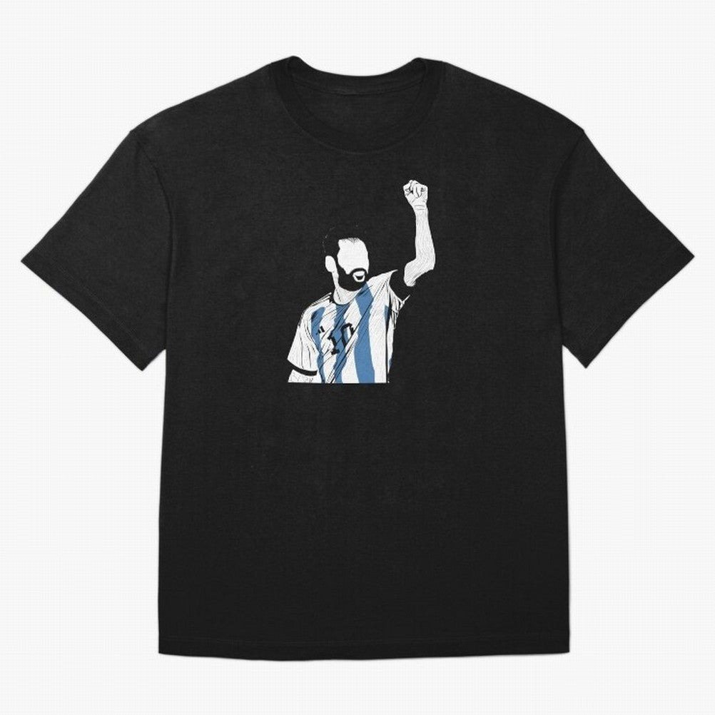 Messi 2023 Essential T-Shirt Show Passion for the Stars of FIFA World Cup 2026 Group Stage Spirit, with Argentina, France and Brazil, Haaland and Mbappe, Global Supporter Spirit, Legendary Goals, National Colors and Tournament Celebration; Made for