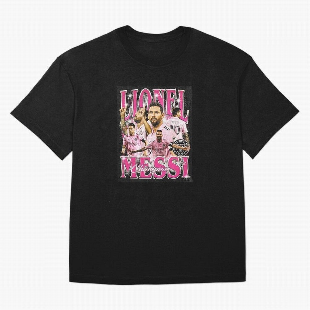 Lionel Messi Miami Vintage Bootleg Classic T-Shirt Relive Global Football Passion for FIFA World Cup 2026 Group Stage, Highlighting Mbappe and Neymar, Brazil, Soccer Culture, Superstar Moments, National Team Dreams and Competitive Fire; Perfect for