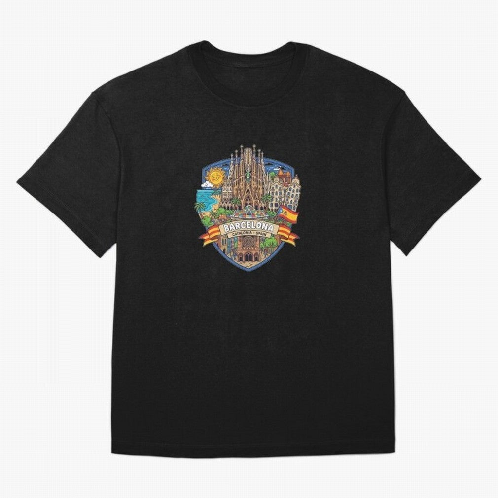 BARCELONA Classic T-Shirt Bring Champion Energy into Global Football Passion for FIFA World Cup 2026 Group Stage, Featuring Cristiano Ronaldo, Haaland and CR7, Spain, Champion Mindset, Group Stage Buzz, Knockout Tension and Passionate Fan Culture;