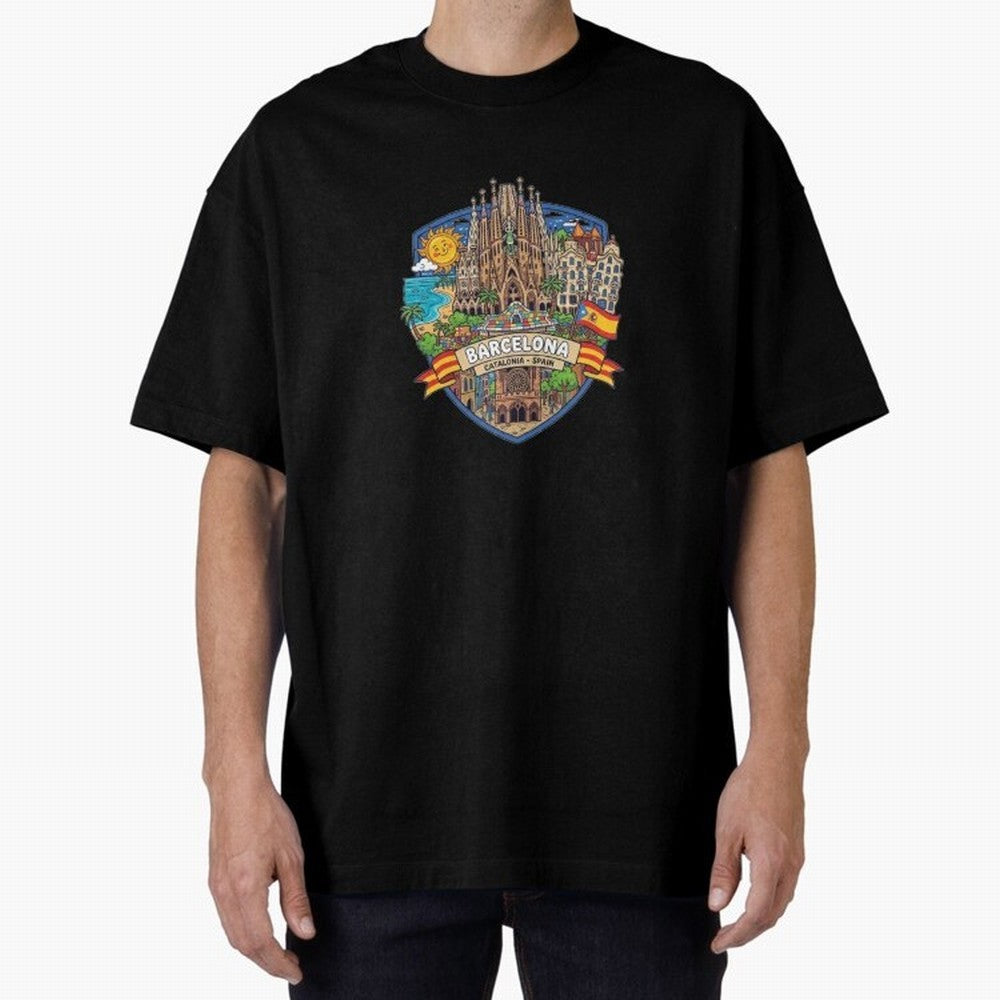 BARCELONA Classic T-Shirt Bring Champion Energy into Global Football Passion for FIFA World Cup 2026 Group Stage, Featuring Cristiano Ronaldo, Haaland and CR7, Spain, Champion Mindset, Group Stage Buzz, Knockout Tension and Passionate Fan Culture;