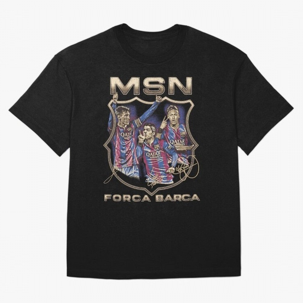 MSN of Barcelona Classic T-Shirt Represent Match Day Hype around FIFA World Cup 2026 Group Stage, Mbappe, Brazil, Portugal and Argentina, Goal Celebration Energy, Supporter Heritage, Football Icons and Worldwide Tournament Joy; Great for Supporters
