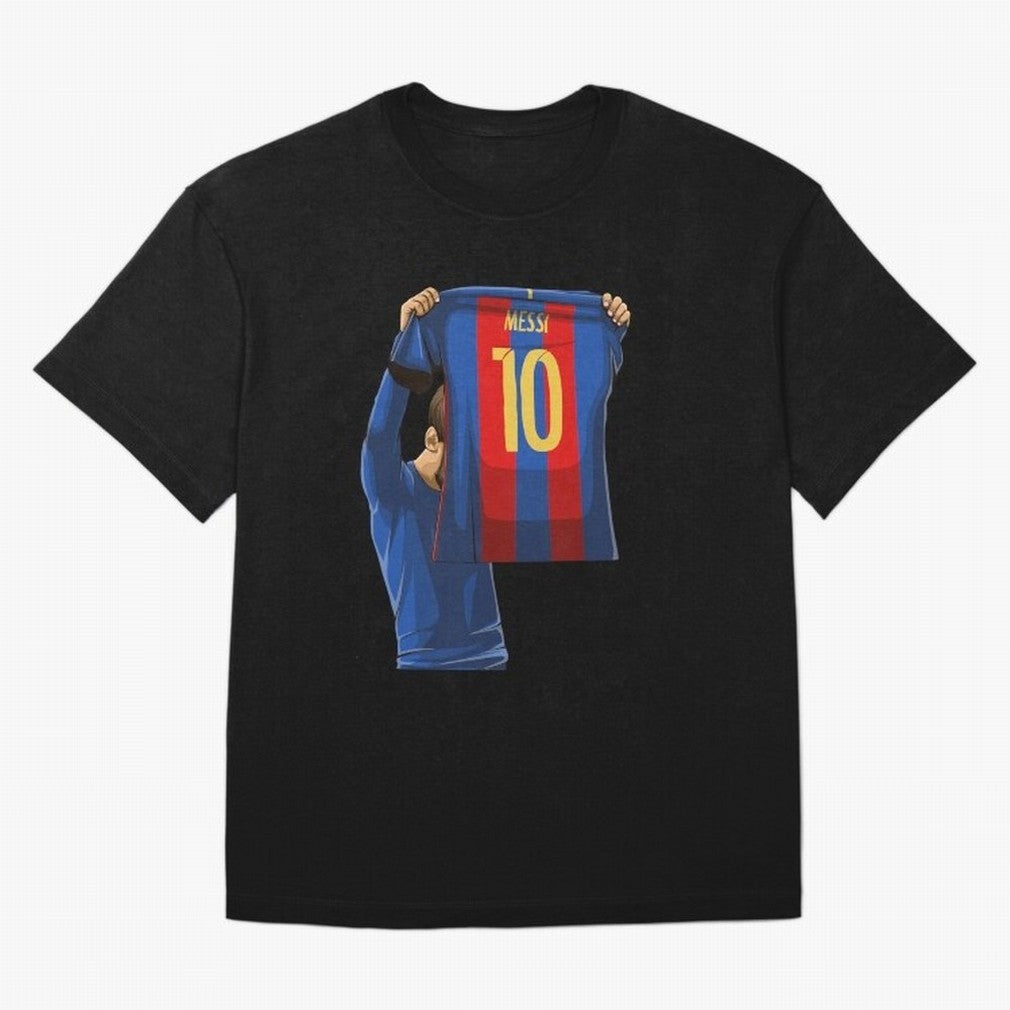Lionel Messi Oversized T-Shirt Honor Football Greatness during FIFA World Cup 2026 for Fans of Messi, Neymar and Mbappe and Argentina, France and Brazil, Bringing Vintage Soccer Flavor, Modern Football Stars, National Flags and Final Night Emotion;