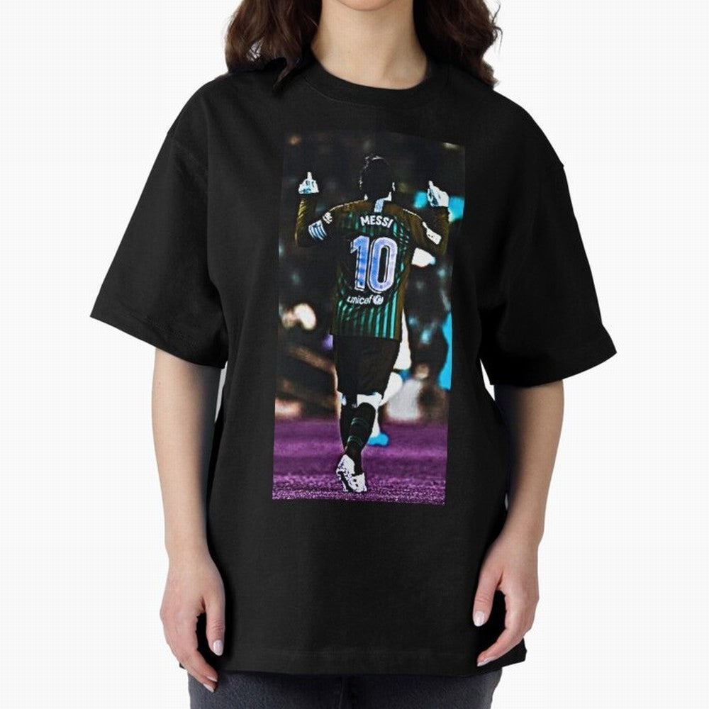 Lionel Messi Oversized T-Shirt Follow Every Goal of FIFA World Cup 2026 USA Canada Mexico Connected to Cristiano Ronaldo, Haaland and CR7, Netherlands Energy, Football History, Final Match Energy, Crowd Noise and Once in a Lifetime Moments; Made