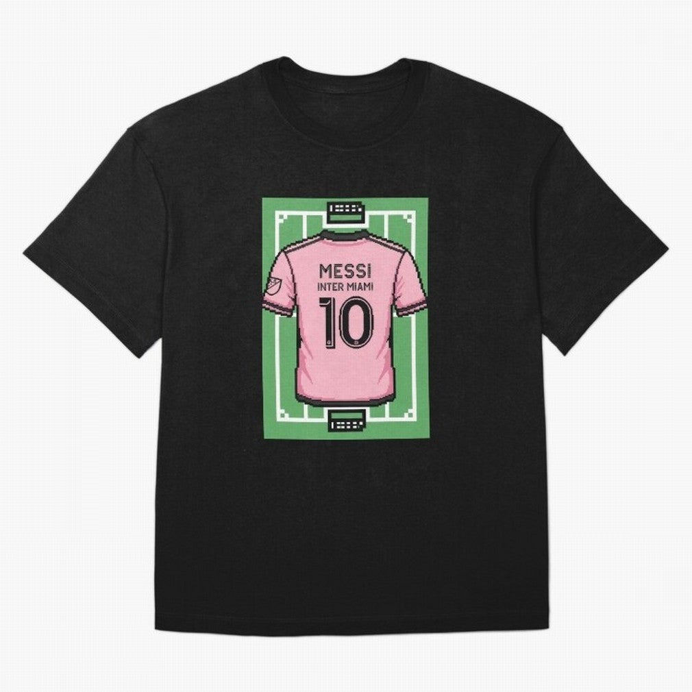 Leo Messi Inter Miami 8-Bit Soccer Football Classic T-Shirt Stand Out with Spirit from the FIFA World Cup 2026 Journey through Mbappe Highlights, Argentina Pride, Worldwide Fan Energy, Dramatic Goals, Stadium Lights and Championship Celebrations;