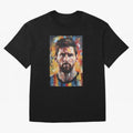 Lionel Messi Oversized T-Shirt Show Your Tournament Heart for FIFA World Cup 2026 for Fans of Messi and Cristiano Ronaldo and Brazil, Bringing Match Day Excitement, Supporter Culture, Golden Goals and Global Football Passion; Great for Watch
