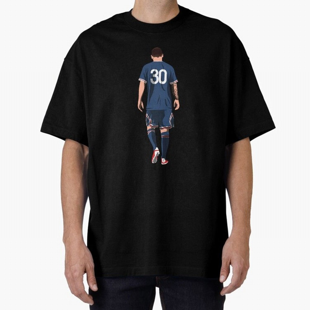 Lionel Messi Oversized T-Shirt Celebrate Soccer Greatness during FIFA World Cup 2026 Driven by Messi, England, France and Netherlands Energy, Football Festival Excitement, Trophy Ambitions, Country Rivalries and Star Player Buzz; Ideal for Fans Who