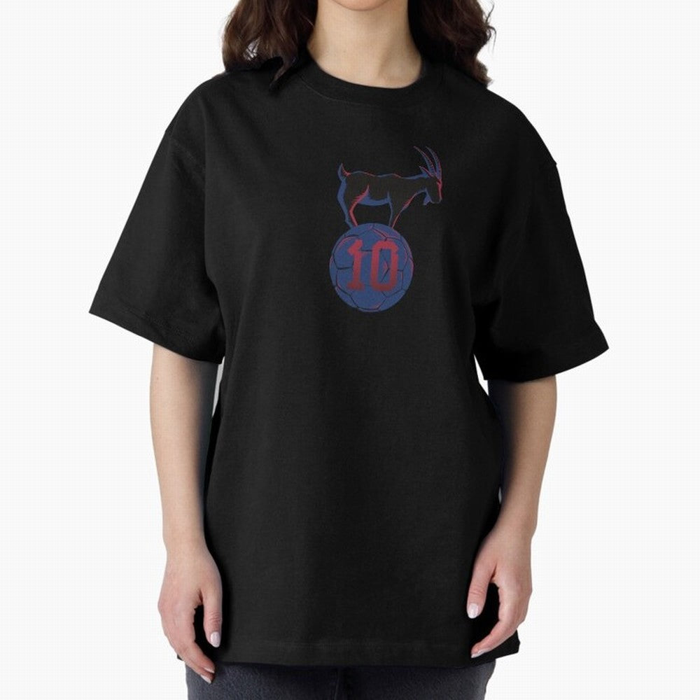 Messi 10 GOAT (Blue Soccer Ball FCB Futbol) Classic T-Shirt Mark FIFA World Cup 2026 Spirit, Centered on Brazil, Portugal and Argentina, Cristiano Ronaldo, Haaland and CR7, Sports Nostalgia, International Competition, Famous Players and