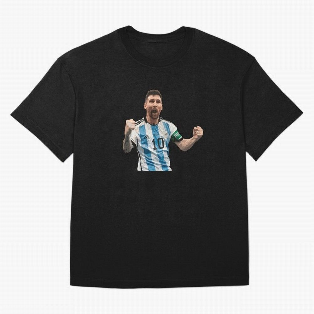 Messi World Champion #2 Oversized T-Shirt Bring Home FIFA World Cup 2026 Group Stage Centered on Neymar, Argentina Energy, Supporter Pride, Iconic Celebrations, Legendary Names and Global Match Day Energy; Made for Die Hard Supporters, Soccer